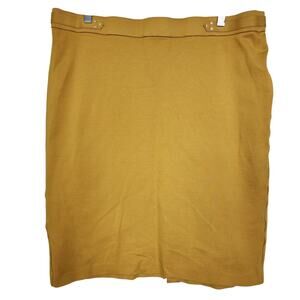 Anne Klein XL Yellow Skirt